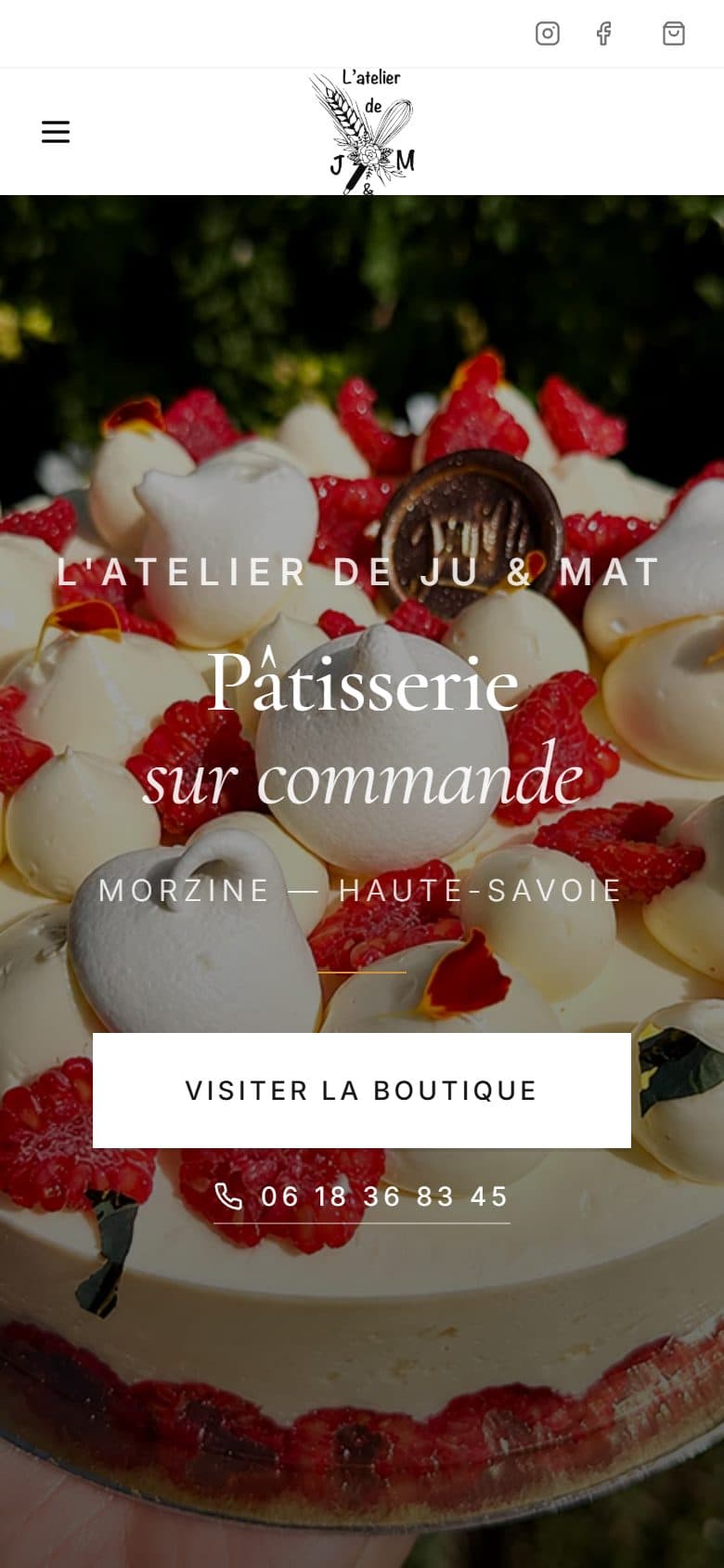 Version mobile du site L'Atelier de Ju & Mat