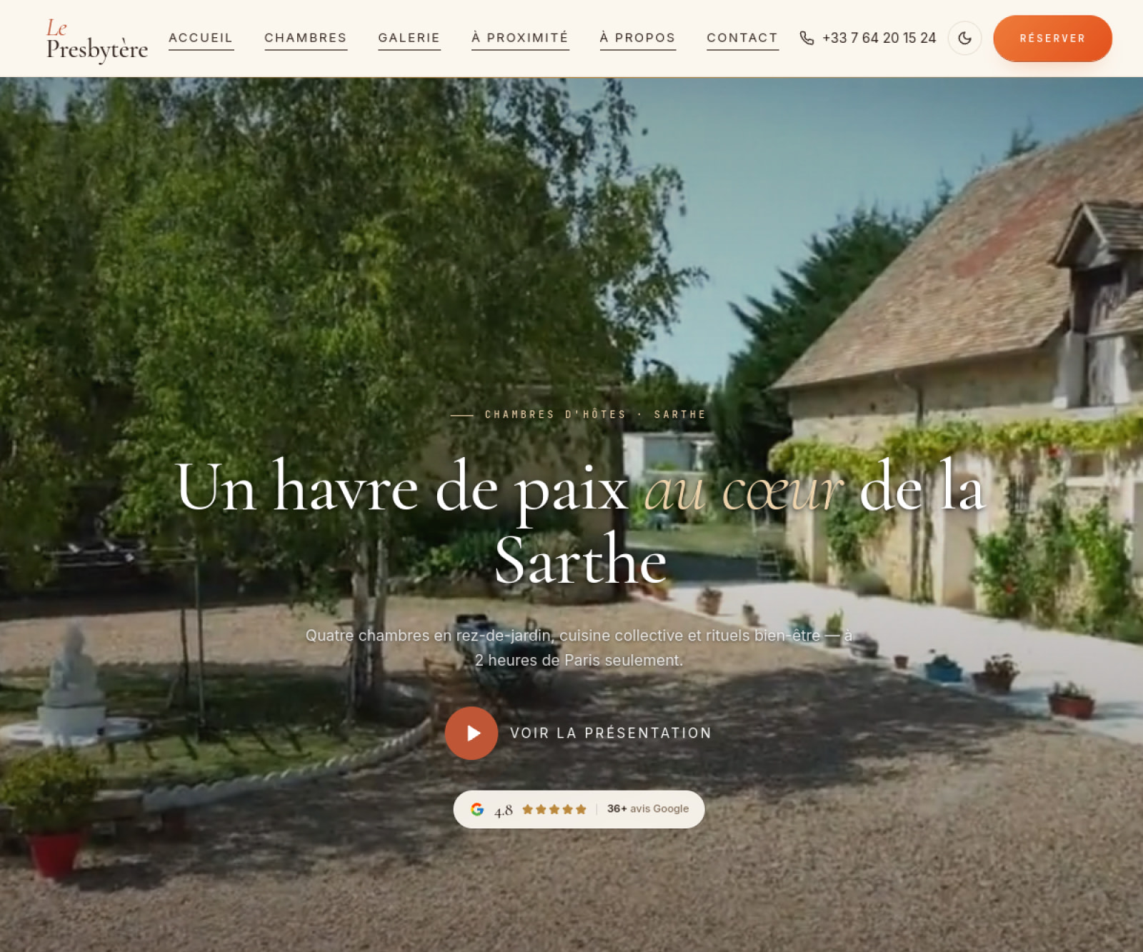 Site Gîte Le Presbytère